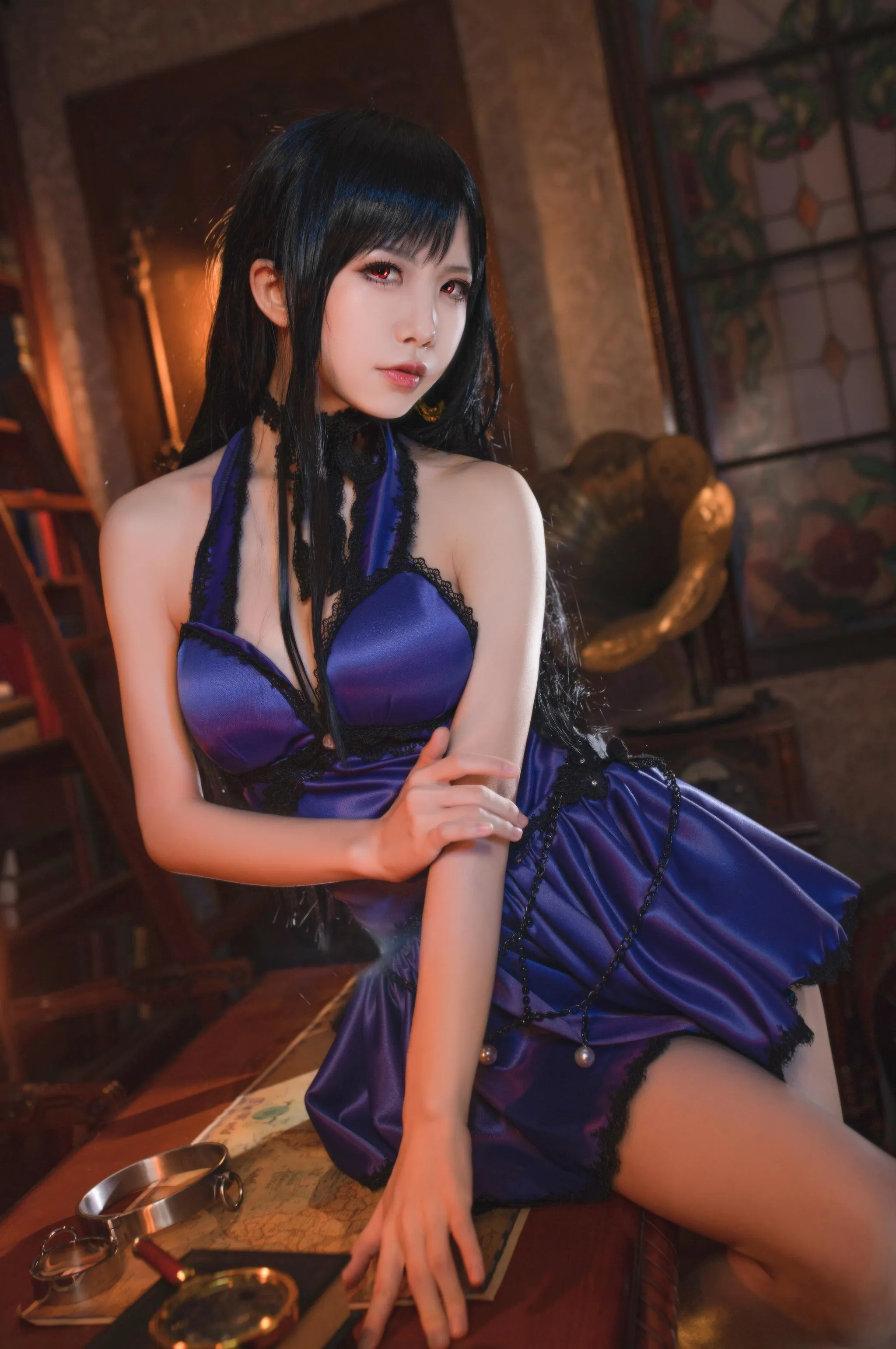 水淼Aqua – NO.43 蒂法旗袍和礼服 [40P]插图3